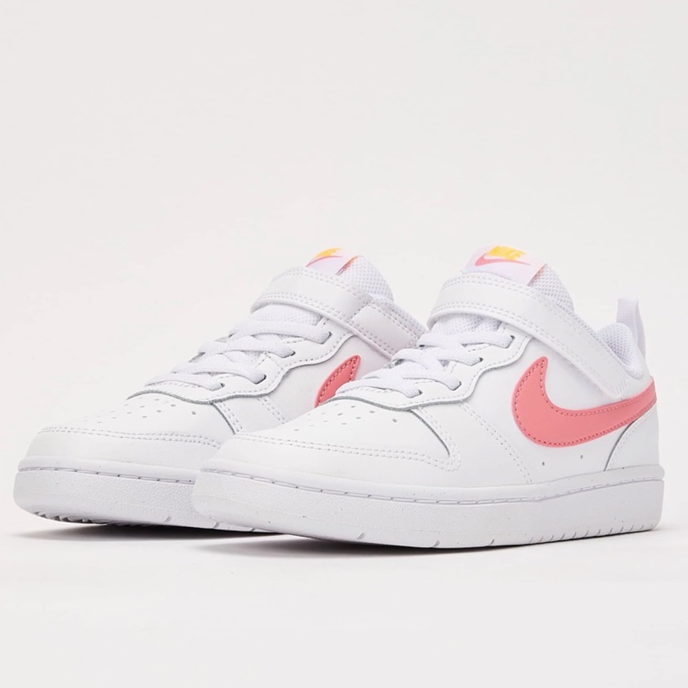 Nike New Girls Court Borough Low 2 Pre-School Sneaker Shoe